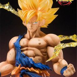 Mô Hình Goku Super Saiyan 2 Yellow Hair Trang Trí Sưu Tầm 4