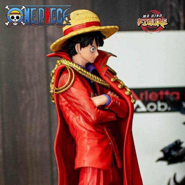 Mô Hình One Piece - Mokey D Luffy Vest Suit Red 3